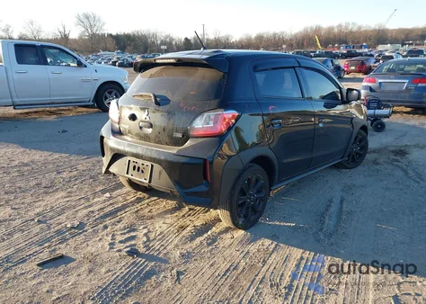 2023 Mitsubishi Mirage Black Edition z USA, uszkodzony, nr VIN ML32AWHJ5PH005103